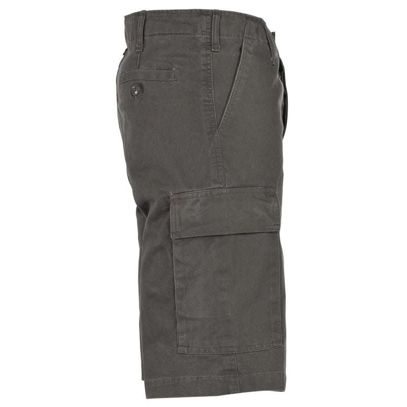 MFH merk Duitse militaire stijl Bermuda shorts olijf ripstop katoen stevig nieuw