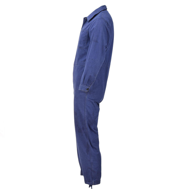 Echt Duitsland militaire coverall werk uniform leger blauwe jumpsuit marine werkkleding