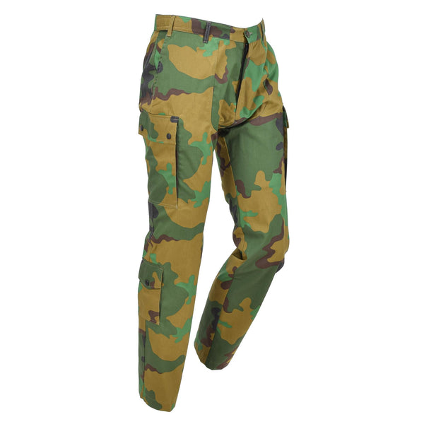 Echte Nederlandse militaire tactische broek Versterkte gevechts broek Jungle Camo nieuw