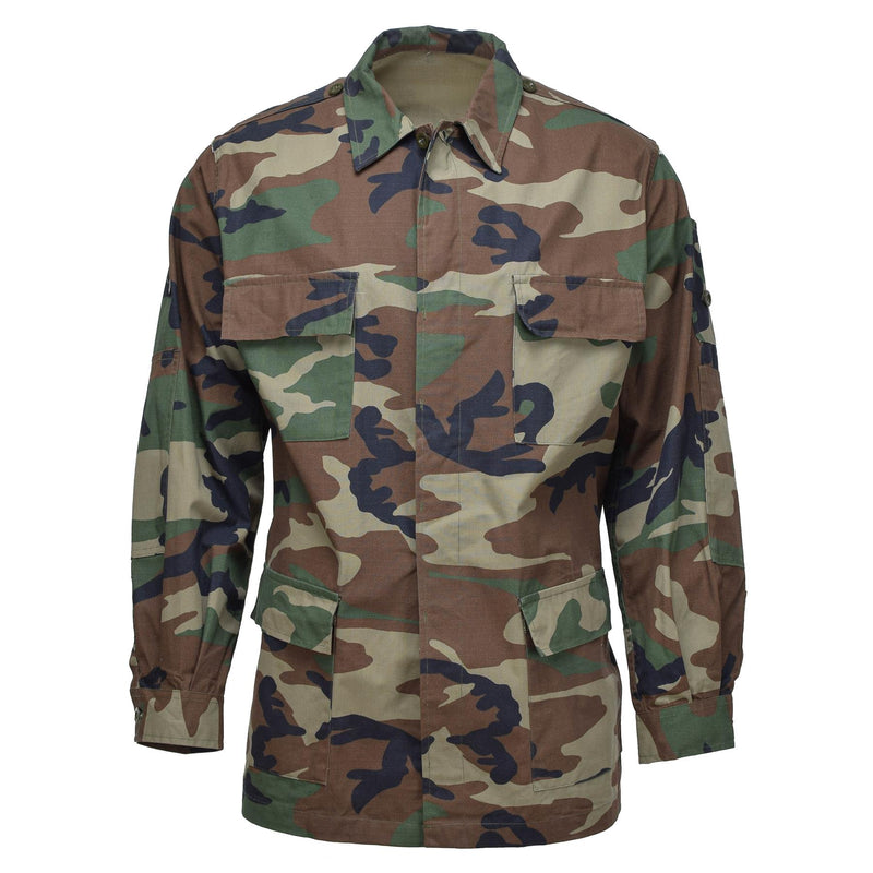 Echt Turkse BDU Combat Jacket Duurzaam Ripstop Woodland Camo Militair probleem