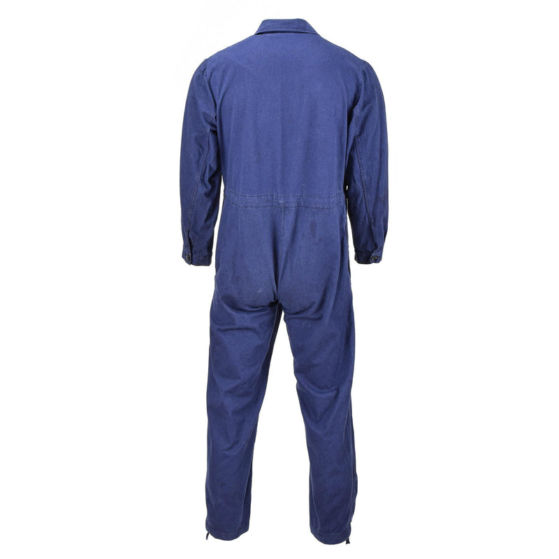 Echt Duitsland militaire coverall werk uniform leger blauwe jumpsuit marine werkkleding