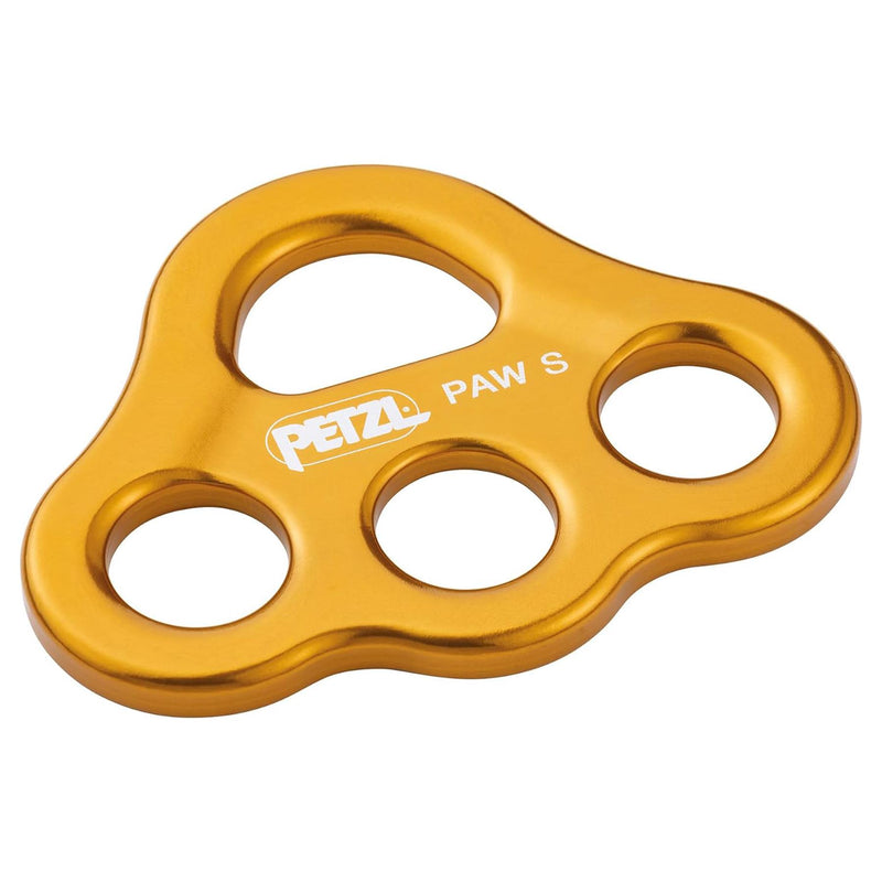 Petzl Paw S Safety Rigging Plate 3 Anchor Points High Strength Aluminium geel