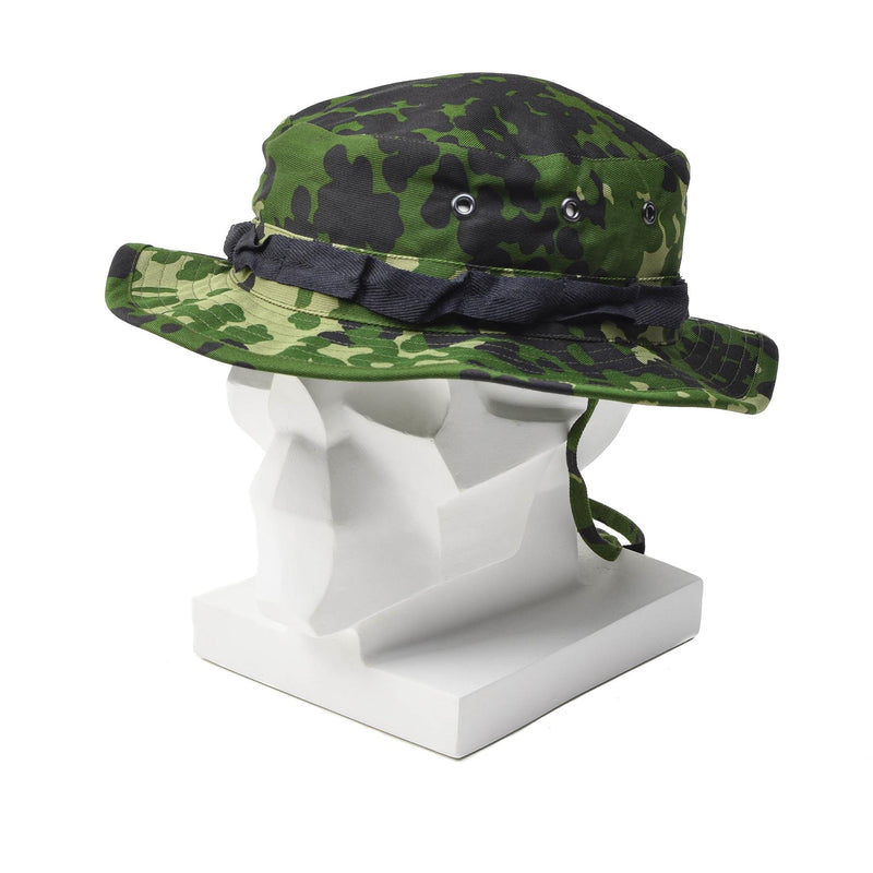 Originele Deense militaire M84 Camo boonie hoed zomer tropische pet brede rand nieuw