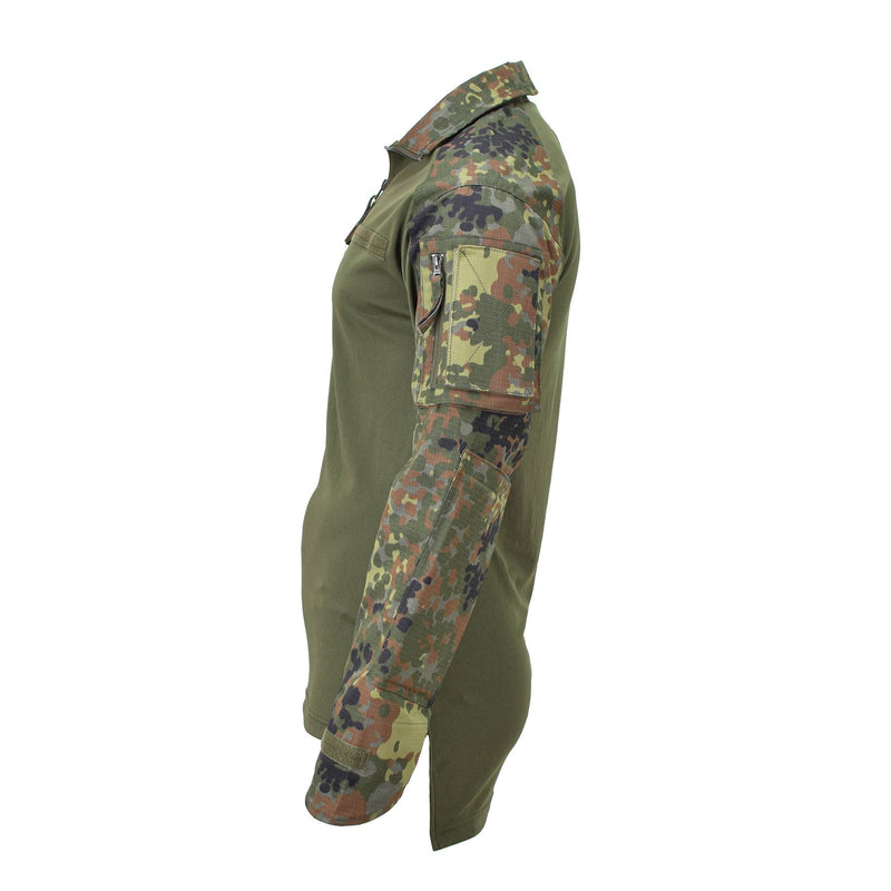 Tacgear Brand Duitse legerstijl shirts gevechten troepen ondergoed flecktarn camo