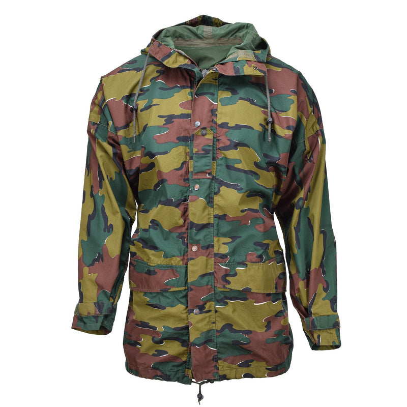 Originele Belgische militaire waterdichte jas Jigsaw camouflage seyntex regenjas