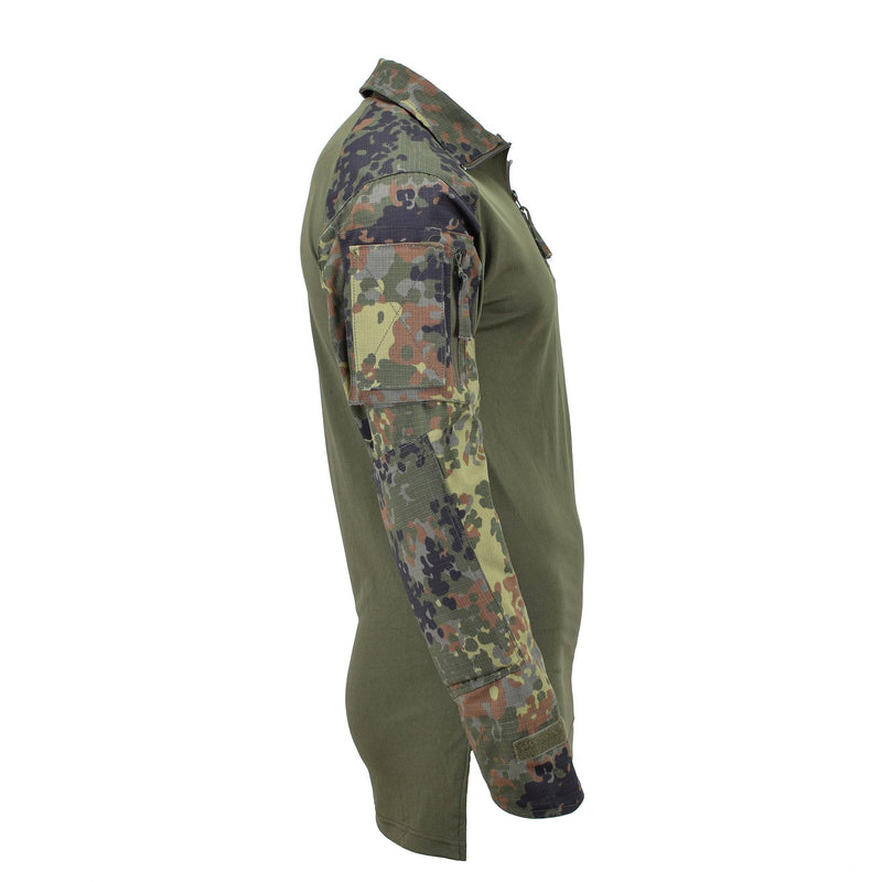 Tacgear Brand Duitse legerstijl shirts gevechten troepen ondergoed flecktarn camo