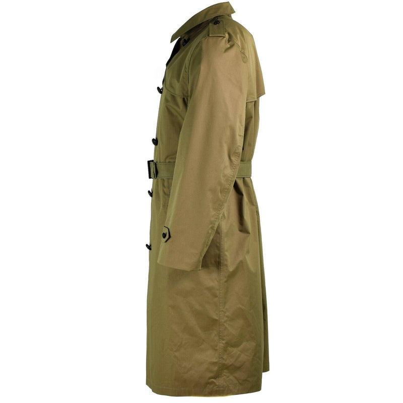 Originele Nederlandse Army Trench Coat Mens Khaki formele officier jas met voering nieuw