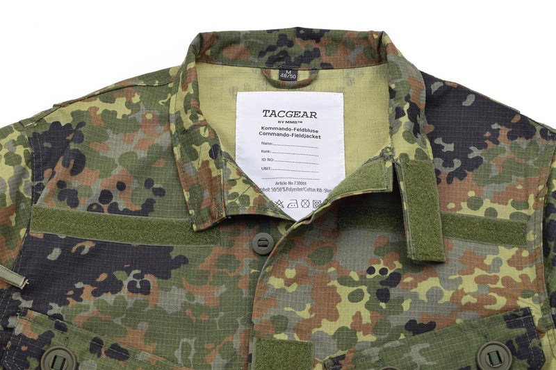 Tacgear Brand Duitse legerstijl Field Jacket Commando Flecktran Tactical shirts