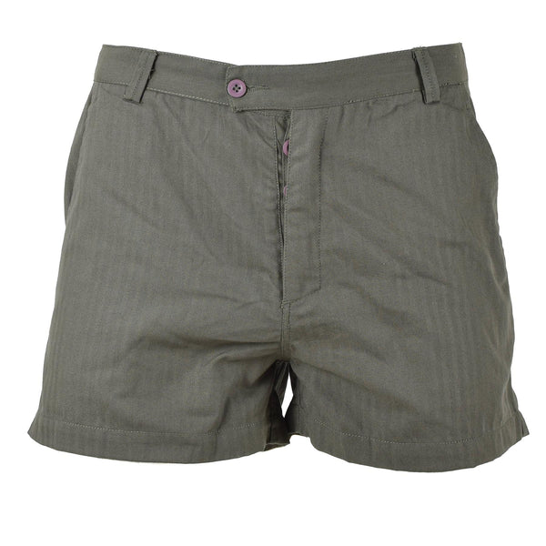 Originele Franse militaire jungle olive shorts lichtgewicht gevechts legeruniform nieuw