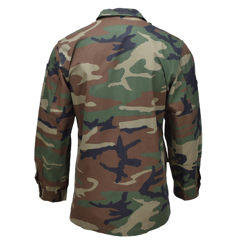 Echt Turkse BDU Combat Jacket Duurzaam Ripstop Woodland Camo Militair probleem