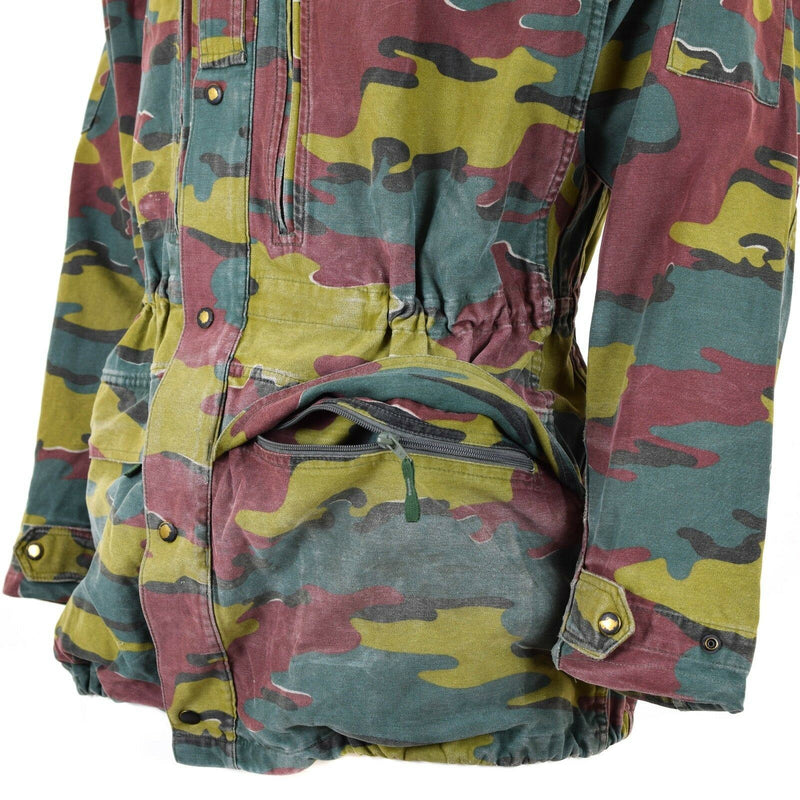 Origineel Belgisch leger Militaire gevechten M90 Field Jacket Parka Jigsaw Camo Surplus