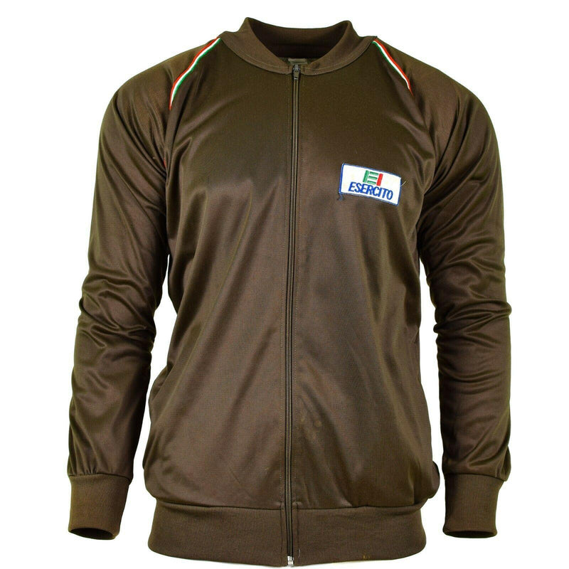 Originele Italiaanse legertroepen trainen jas tracksuit top militair surplus nieuw