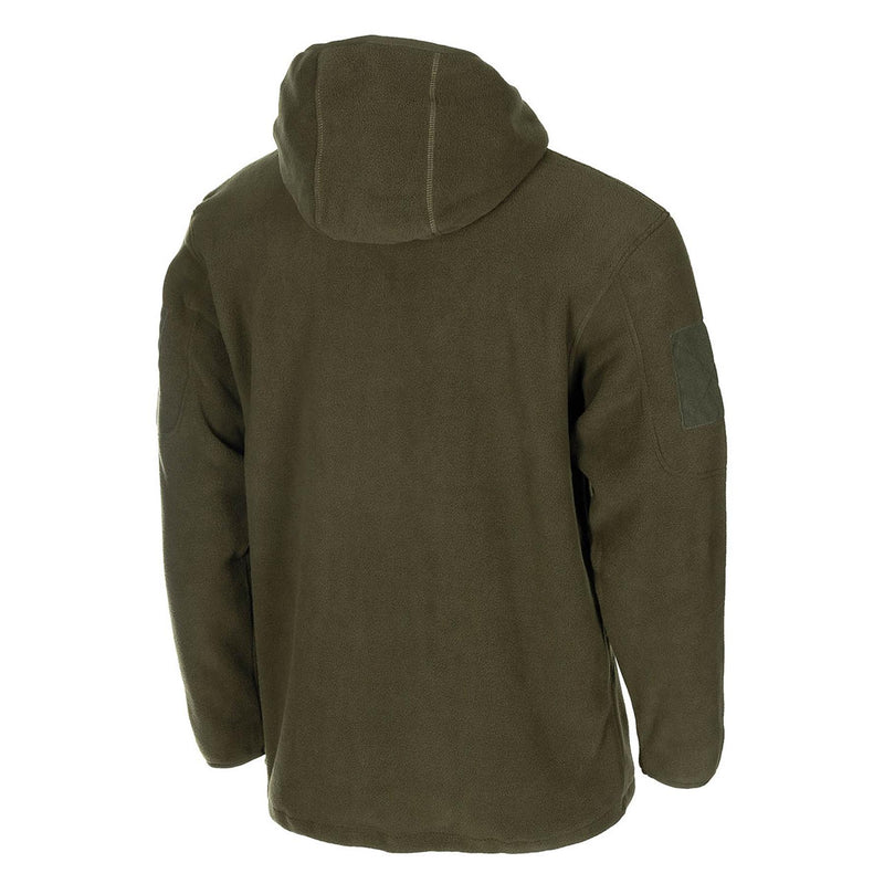 MFH militaire stijl olijf hoodie fleece jas tactisch leger vol zip wandelen nieuw