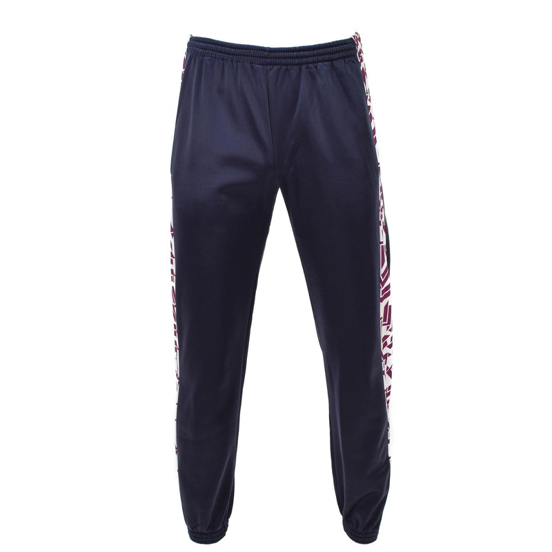 Originele Franse militaire school sport 90s broek retro wandel gestreepte trainingsbroek