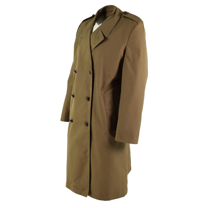 Origineel Nederlands leger formele trenchcoat bruin militair surplus officier jas nieuw