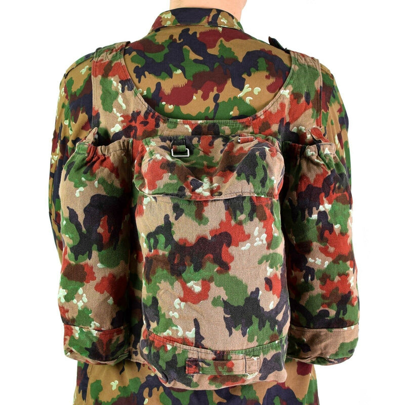 Echte Zwitserse leger rugzak Zwitserland alpen camo sluipschutter rucksack w bretels