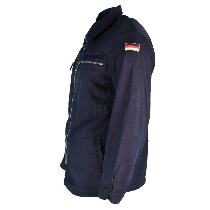 Originele Duitse leger mariniers jas blauw marine dek ritsen brandbestendige aramid