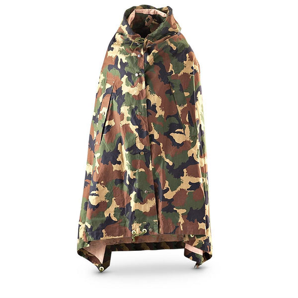 Originele legeropvang halve poncho camo militair waterdicht 165 x 255 cm overschot