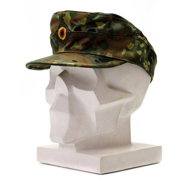 Echte origineel Duits leger Flecktarn Cap BW Woodland Camo Militaire hoed Nieuw