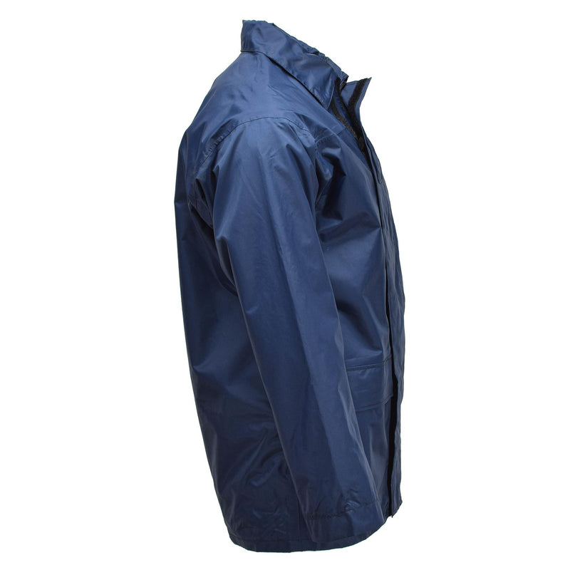 Originele Britse RAF -jas Waterdicht vies Parka Lined Raincoat Blue