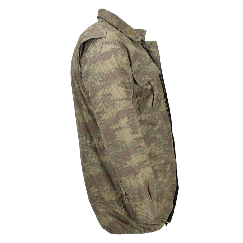 Originele Turkse militaire parachutisten Jacket Parka Camo Ripstop Lined Army