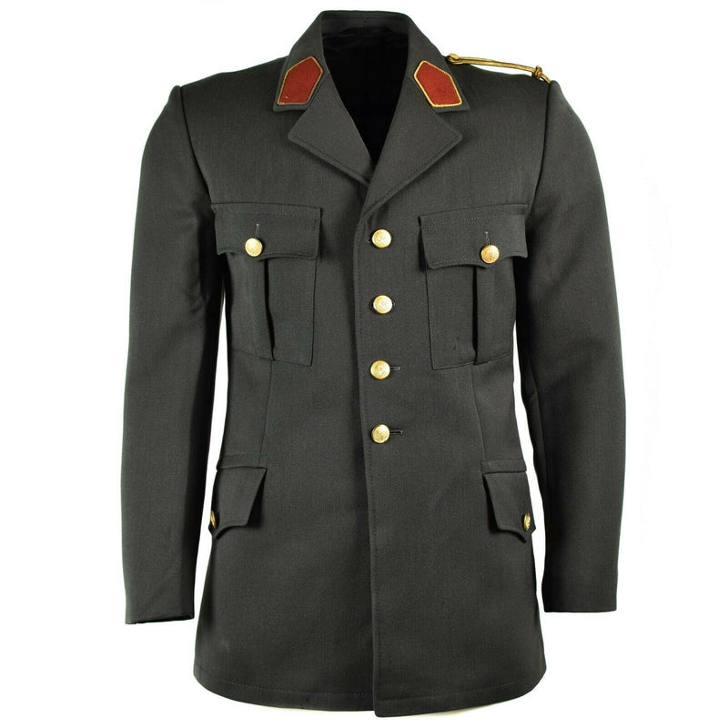 Echt Oostenrijkse legeruniform Formele jas Grijs Oostenrijk Militair probleem