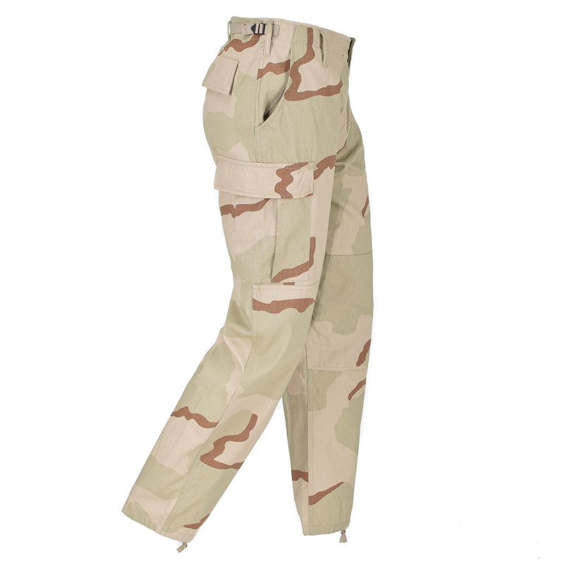 Mil-Tec Brand U.S. Leger Stijl Laadbroek 3-kleuren Desert Camouflage BDU-patroon