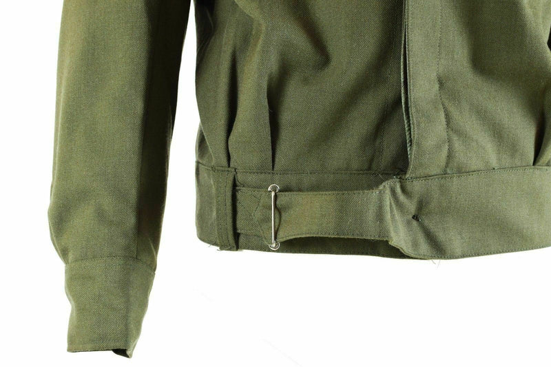 Echt Grieks legerveld Ike jas Gabardine Wool Blaze Khaki Militair nieuw