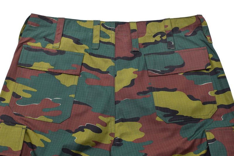 Originele Belgische legerveld gevechtsbroek ripstop jigsaw camouflage broek nieuw