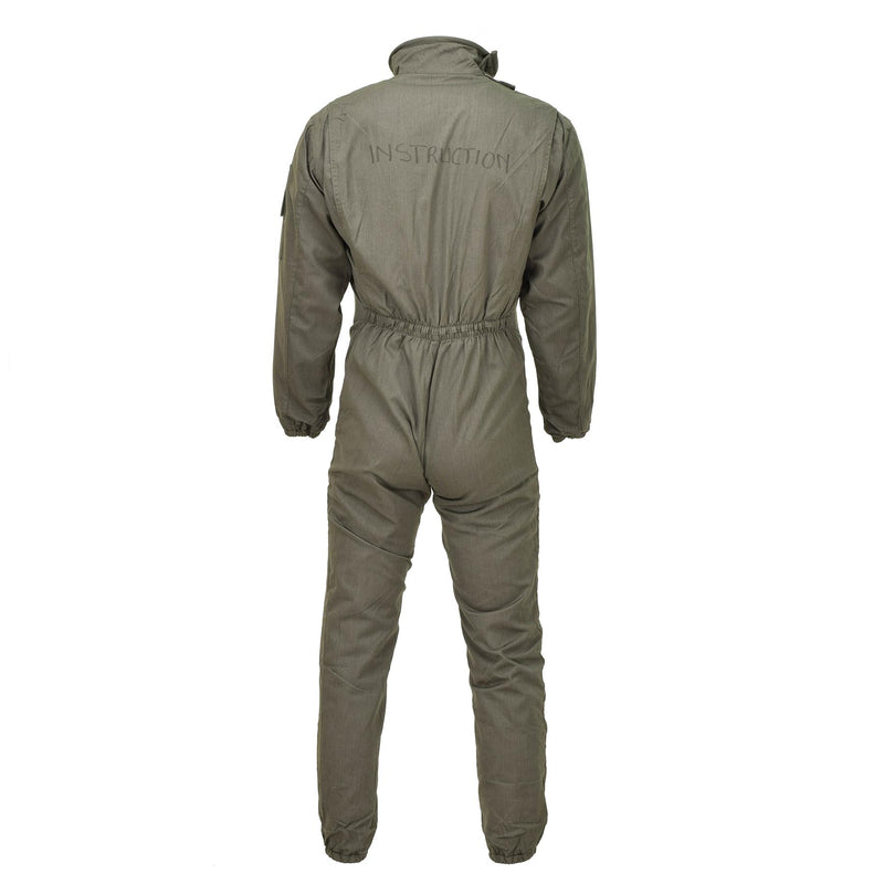 Origineel Franse militaire coverall monteurpak uitgegeven elastische taille olijf