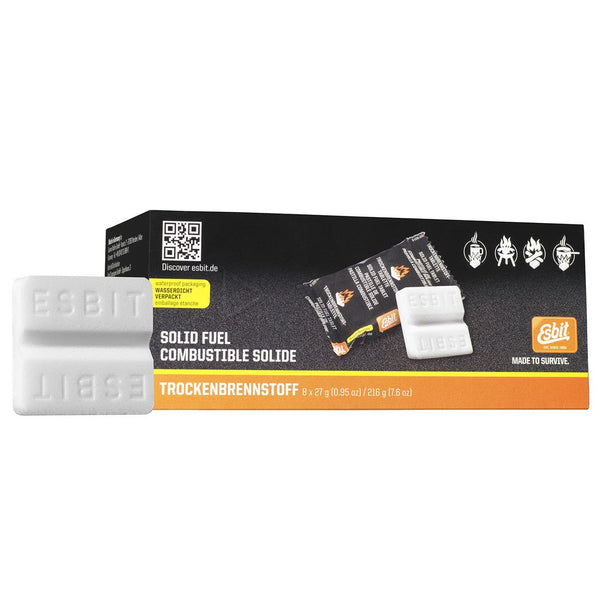 Esbit vaste brandstoftabletten 8 x 27G Brand Hoge kwaliteit voor fornuis of vuurstarter