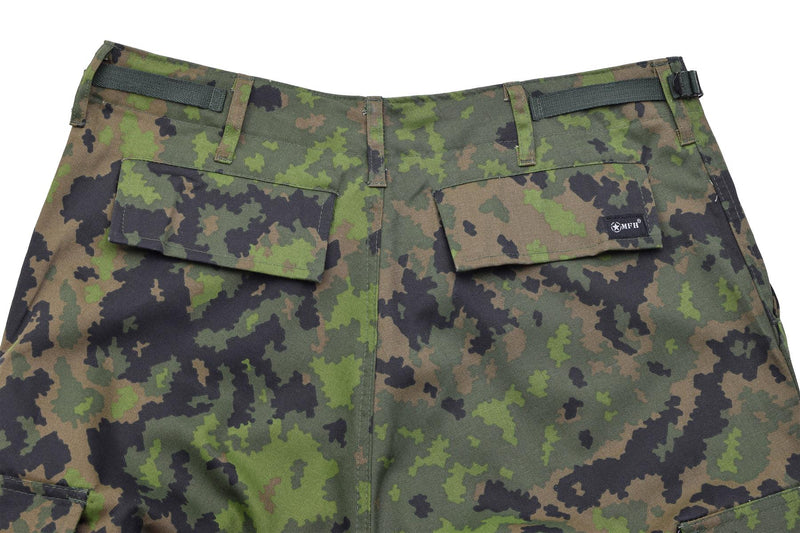 Mfh gevechtsbroek verstelbare taille duurzame BDU -broeken M05 Finse camo