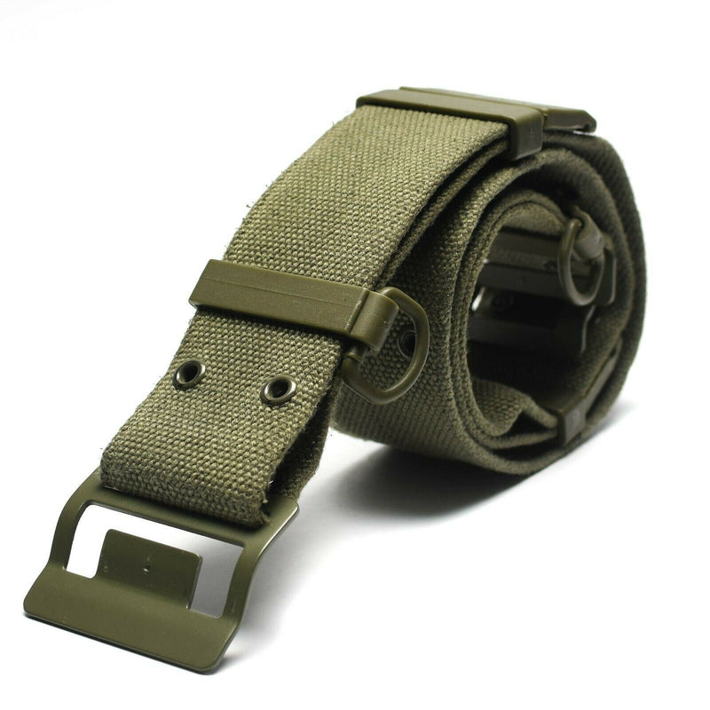 Originele Franse leger Webbing Belt Famas Olive OD Webgordel Frankrijk Militair