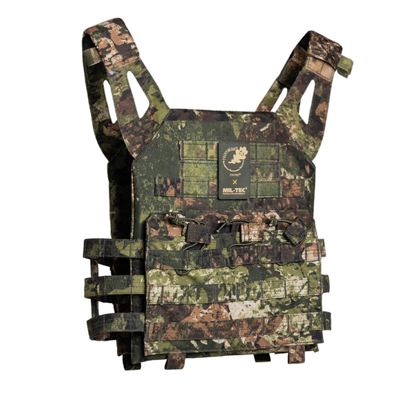 MIL-TEC Army Plate Carrier Gen II Camouflage Vest PVC gecoate comfortabele molle