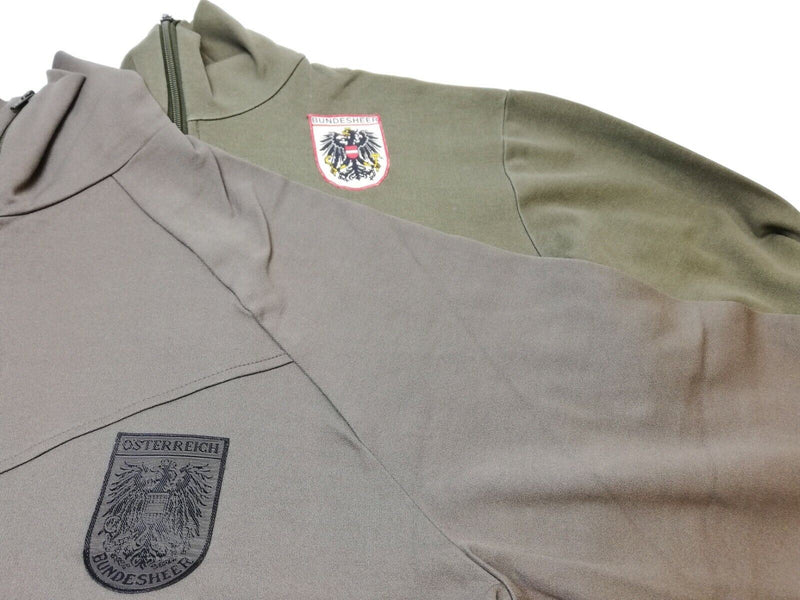 Echt Oostenrijkse leger training trainingspak top jas militaire sport vintage