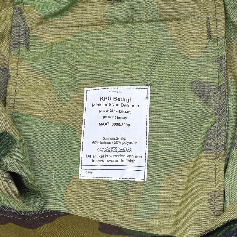 Echte Nederlandse militaire tactische broek Versterkte gevechts broek Jungle Camo nieuw