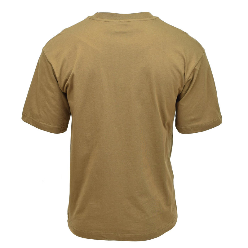 MFH U.S. Military-stijl T-shirt Undershirt Sturdy Lightweight Ademende coyote