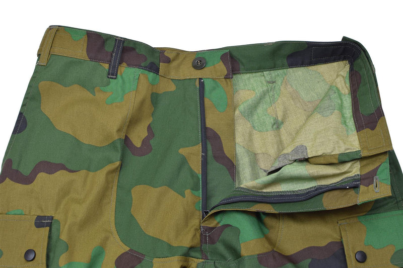 Echte Nederlandse militaire tactische broek Versterkte gevechts broek Jungle Camo nieuw