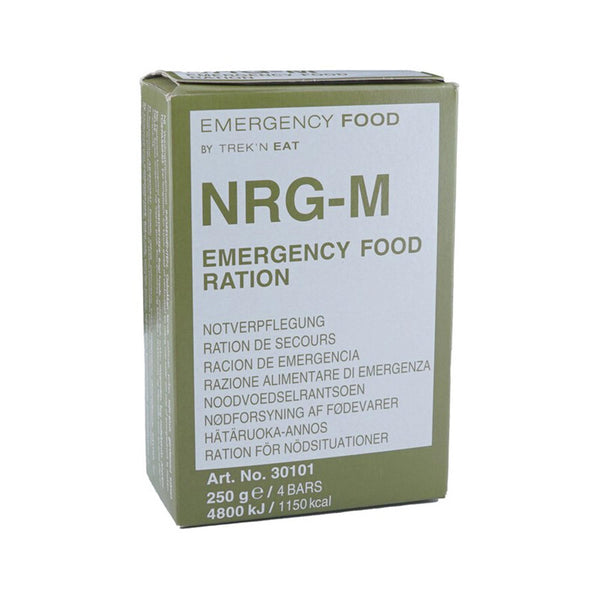 Trek'n Eat NRG-M Army Emergency Survival Food Pack Prepper Klaar om te eten 275 g