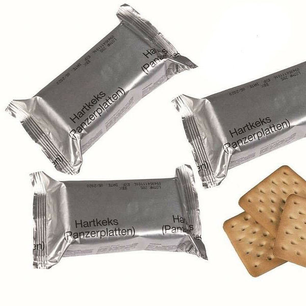 Echt Duitse leger Survival Food Pack Outdoor Biscuits 125G NAVO MRE CRACKERS