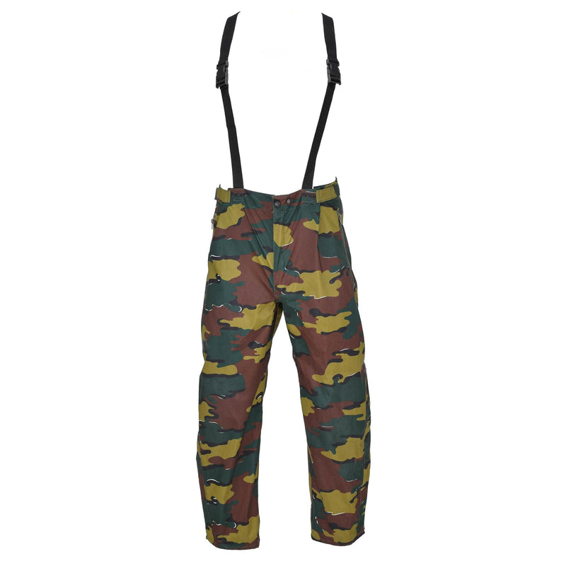 Originele Belgische militaire waterdichte broek Jigsaw Camo Seyntex regenbroek