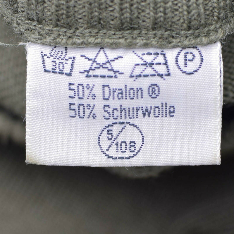 Origineel Oostenrijkse leger pullover jumper commando olijf od wollen trui nieuw