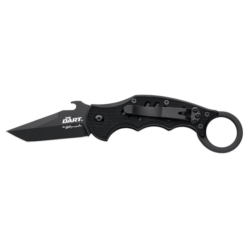 Fox Knives The Dart Tanto Pocket Knife Roestvrij staal N690CO Black Idroglider