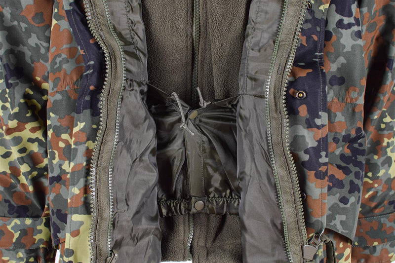 Mil-Tec Duits Army Parka W Liner Goretex Camo Flecktarn Waterdichte mannen Jacket