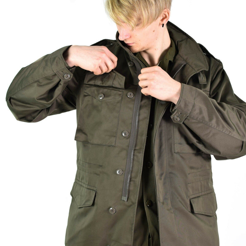 Origineel Oostenrijkse legergevecht M65 Jacket OD Militaire Olive Drab Parka Combat Nieuw