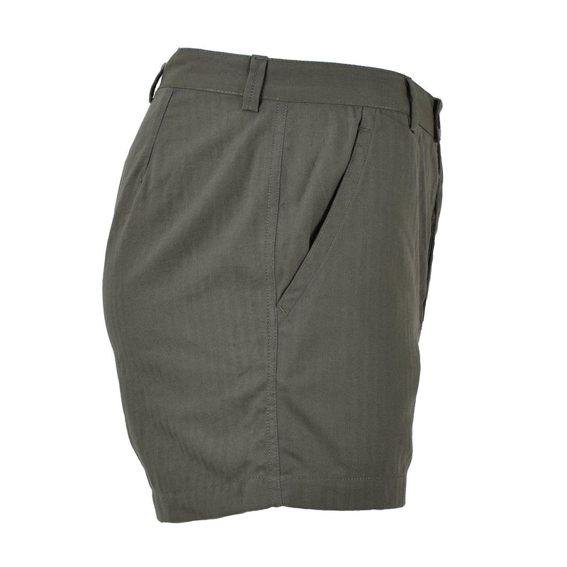 Originele Franse militaire jungle olive shorts lichtgewicht gevechts legeruniform nieuw