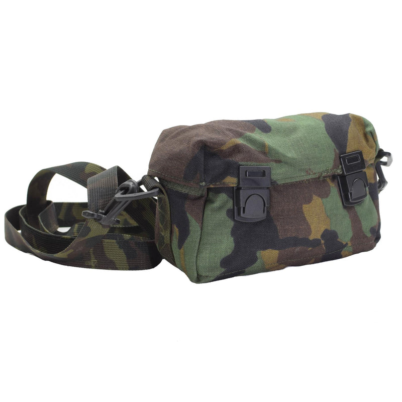 Originele Amerikaanse militaire schoudertas Pouch Woodland Camouflage Buckle Sluiting nieuw