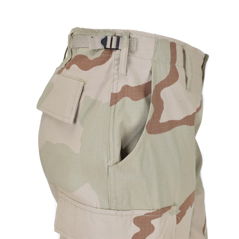 Mil-Tec Brand U.S. Leger Stijl Laadbroek 3-kleuren Desert Camouflage BDU-patroon