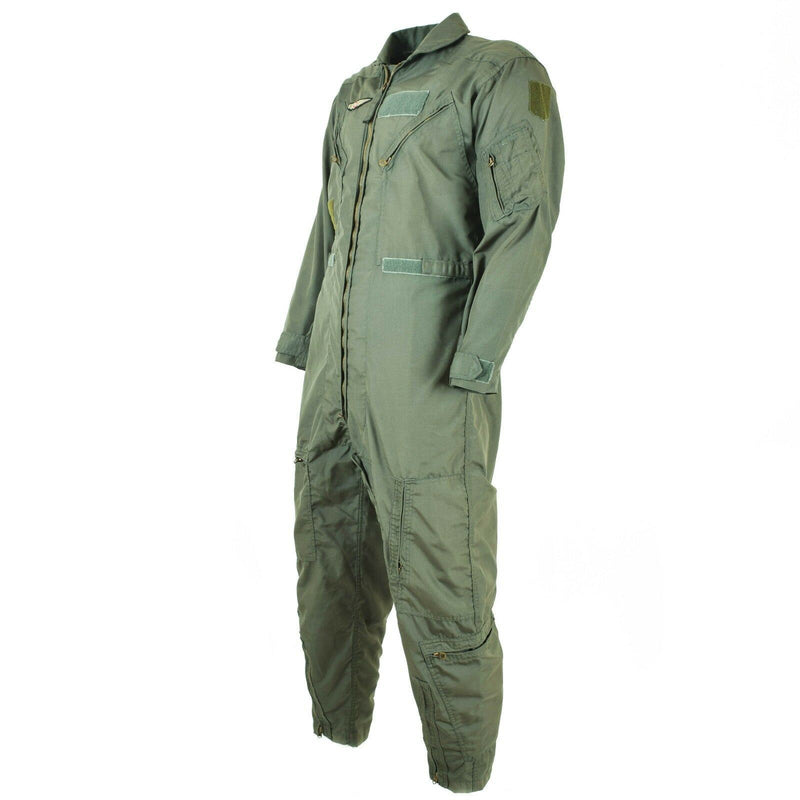 Echte Amerikaanse militaire USAF CWU-27/P Vluchtpak Coveralls brandbestendig groen