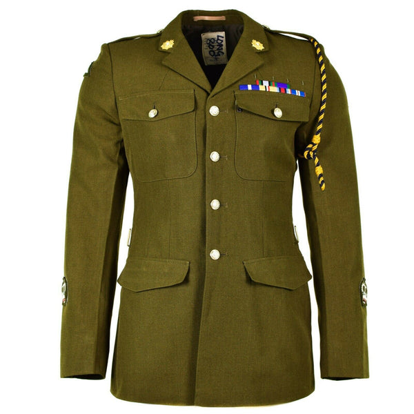 Echte Britse legeruniform Olijf Khaki Formele jas OD Militaire kwestie